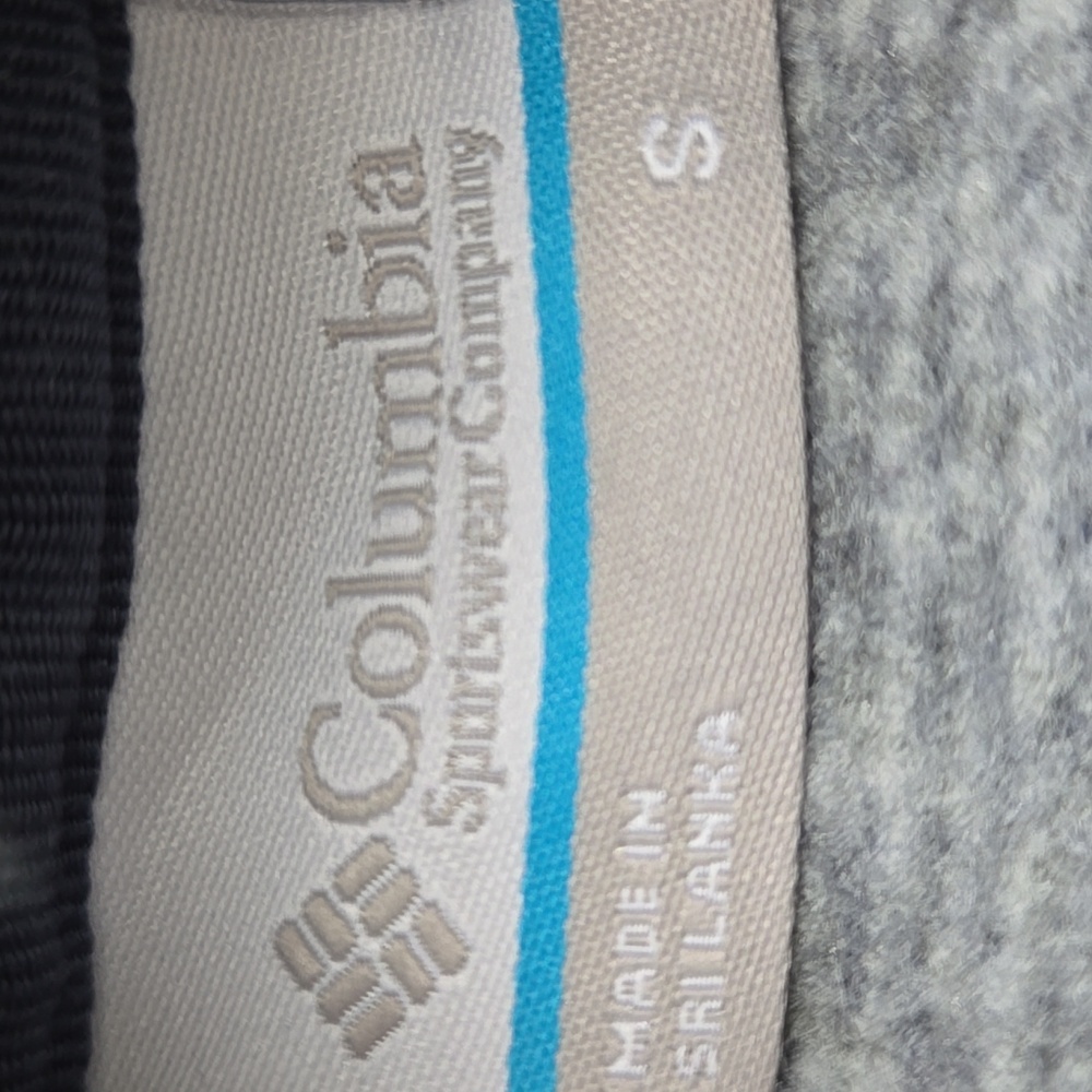 COLUMBIA. Ladies Heathered Blue Cowl Neck Pullover Sweater. Size S. Like New! - Picture 2 of 9